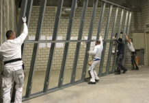 Das System basiert auf dem Prinzip der Vorfertigung. So lässt sich die gesamte Bauzeit um bis zu 60 Prozent verkürzen. Foto: Rigips