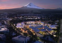 Woven City – Stadt der Zukunft. Visualisierung: Toyota