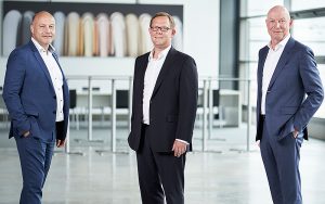 Die neue Geschaeftsführung der Firma Dornbracht v.l.n.r.: Matthias Dornbracht, Stefan Gesing, Andreas Dornbracht. Foto: Dornbracht AG