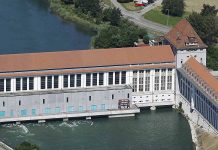 Die mittlere Jahresproduktion des Wasserkraftwerks Gösgen beträgt 300 Millionen kWh, was dem durchschnittlichen Jahresverbrauch von rund 75’000 Haushalten entspricht. Foto: Alpiq