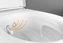 Das Gute verbessert Der neue Föhn beim Geberit AquaClean Mea überzeugt mit einer höheren Trocknungsleistung. Foto: Geberit Vertriebs AG
