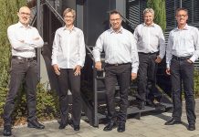 Verstärkung der Geschäftsleitung Die neue Geschäftsleitung mit Roland Obrecht, Silvia Grünig, Marco Andreoli, Urs Münger, Claudio Müller (v.l.n.r.). Foto: CTA