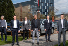 Multi Energy Zug AG (v.l.n.r.): Martin Wipfli (Verwaltungsrat), Urs Rhyner (Verwaltungsratspräsident), Andreas Widmer (Verwaltungsrat), Beat Weiss (Verwaltungsrat), Andreas Ronchetti Salomon (Verwaltungsrat), Roman Tschanz (Geschäftsführer). Foto: fotozug.ch