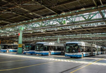 Die Siemens-Ladeinfrastruktur für die neuen e-Busse der VBZ wird im Untergeschoss der Busgarage Hardau installiert und soll Anfang 2022 in Betrieb genommen werden. Foto: Siemens