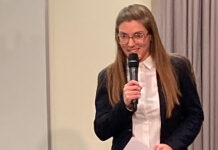 Nachhaltiges Beschaffungswesen Präsidentin Franziska Ryser (Nationalrätin, Grüne) führte durch die KGTV- Herbstplenarversammlung vom 10. November 2021 am BKW-Hauptsitz in Bern. Foto: KGTV