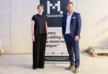 Neuer Partner für Madaster Schweiz pom+ ist neuer Madaster Partner. Marloes Fischer und Jürgen Marc Volm. Foto: zvg