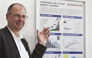 Andreas Züttel, Leiter des gemeinsamen Energieforschungszentrums der Empa und der EPFL in Sion. Foto: Empa