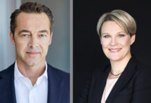 Reto Steinmann, zuvor Country President Schweiz, übernimmt eine internationale Position im Schneider Electric Konzern. Seine Nachfolgerin wird Tanja Vainio. Fotos: zvg