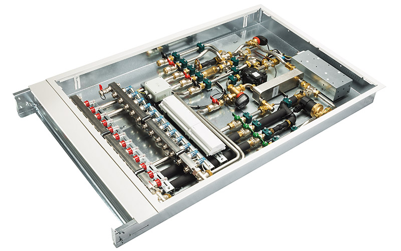 Die neue hochflexible Wohnungsübergabestation von Taconova. Foto: zvg