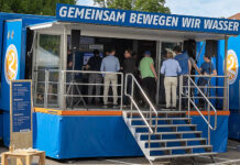 Hinter den Kulissen von Nussbaum Die diesjährige Up2Date-Roadshow von Nussbaum informiert Installierende über aktuelle Herausforderungen der Sanitärbranche und passende Gesamtlösungen und -leistungen. Foto: R. Nussbaum AG