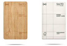 Weniger Plastik dank RFID-Gästekarten aus Papier, Bambus und Holz von SALTO