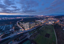 2016 entstand die Idee zum uptownBasel Areal. Die- ses soll bis 2026 zu einem europaweit bekannten Quantentechnologie-Hub werden. Foto: UptownBasel