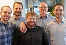 Neues Führungsteam in Bern, v.l.: Stefan Reinhart, Pascal Zenhäusern, Florian Jauner, Romeo Moser, Alain Escher. Foto: e+p