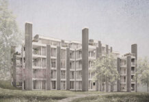 Implenia auf Erfolgskurs Ersatzneubau Wohnquartier Katzenbach mit 30 Wohnungen in Zürich-Seebach. Visualisierung: Think Architecture AG