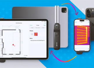 Die App zeigt in Sekundenschnelle die versteckten Kosten von Energieverlusten. Foto: Flir
