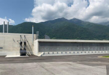 Militärflugplatz Locarno mit neuer Heizzentrale Mit der neuen Heizzentrale lassen jährlich rund 75'000 Liter Heizöl einsparen. Foto: Armasuisse