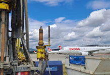 Flughafen Zürich nutzt eiszeitliche Rinne als Wärme- und Kältespeicher Foto: Geo Explorers/Flughafen Zürich AG