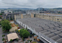 LG-Areal in Zug: Erste Vorbereitungsarbeiten am Zählerweg und in der Gartenstadt 2a. Foto: Losinger Marazzi