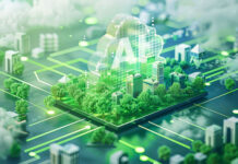 Die Nemetschek Group gründet AI Innovation Hub mit renommierten Experten, um künstliche Intelligenz in der Bauindustrie voranzutreiben. Visualisierung: zvg