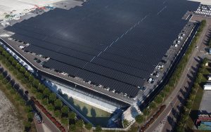 PV-Anlage in Vatry bei Paris, die Axpo für Mosolf gebaut hat. Foto: Axpo