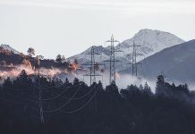 380 kV-Freileitung im Engadin (Albulatal). Foto: Swissgrid