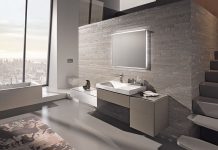 Badezimmer der Serie Xeno2: architektonischer Design-Minimalismus. Foto: Geberit