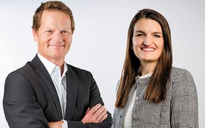 Peter Staub und Rebekka Ruppel. Foto: pom+