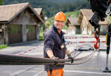 Der Aufwärtstrend im Geschäftsfeld Infrastructure & Buildings setzte sich im ersten Halbjahr 2025 fort. Foto: BKW / Beat Schweizer