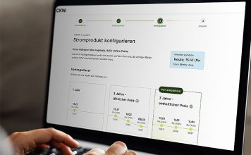 Mit dem Stromangebotsrechner können rund um die Uhr verschiedene Stromprodukte und Herkunftsnachweise verglichen werden. Foto: CKW