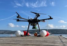 In der Nachhaltigkeitsrobotik werden unter anderem Drohnen für das Monitoring der Wasserqualität und der Biodiversität entwickelt. Foto: Empa