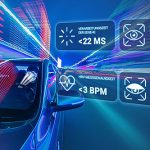 DriverCheck verwendet eine miniaturisierte Kamera im Fahrzeuginnenraum und KI, um Herzfrequenz, Atmung und Wachsamkeit in Echtzeit zu überwachen – alle Daten werden lokal im Fahrzeug verarbeitet, um vollständige Privatsphäre zu gewährleisten. Foto: CSEM