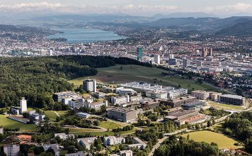 Luftbild Hönggerberg. Foto: ETH Zürich / Alessandro Della Bella
