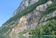 Der Steinbruch Schnür am Walensee. Foto: SAK