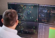 In der Zentralen Leitstelle (ZLS) wird das BKW Netz gesteuert und überwacht. Foto: BKW/Daniel Hager