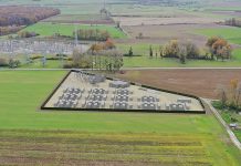 Visualisierung des 100-MW-Projekts in Hauts-de-France. Grafik: Acacia