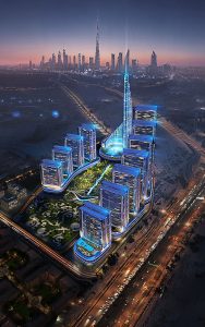 Das bereits zweite gemeinsame Projekt mit Binghatti weitet Mercedes-Benz Places auf den Stadtteil Meydan in Dubai aus. Foto: Mercedes