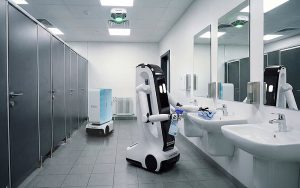 Digitale Helfer im Alltag: Kognitive Roboter entlasten Menschen dort, wo Personal fehlt. Foto: Neura Robotics