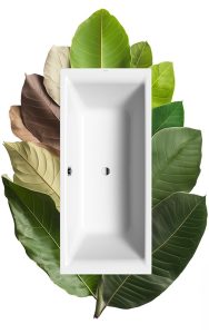 Rund 600 Kaldewei-Artikel in der Farbe Alpinweiss dürfen sich «Cradle to Cradle Certified® silver» nennen, von bewährten «Klassikern» bis zu edlen Designobjekten fürs Luxusbad. Foto: Kaldewei