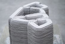 Die 3D-gedruckten Strukturen brauchen weniger Material und kommen ohne Stahlbewehrung aus. Foto: Empa