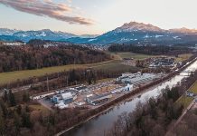 Das bestehende Areal von CKW in Rathausen bietet ungenutzte Landreserven. Die Weiterentwicklung des Standorts kann vollständig auf bereits genutzten Flächen realisiert werden. Foto: CKW