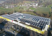 Mit der Erweiterung der PV-Anlage könnten rechnerisch rund 200 Haushalte mit Solarstrom versorgt werden. Foto: AEW Energie AG