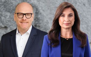 Philipp Hänggi und seine Nachfolgerin Margarita Aleksieva. Foto: BKW