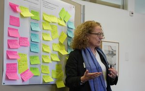 Sabine Sulzer moderierte die National Conference of Engineers sowie einen der Workshops. Foto: HSLU