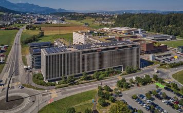Im D4 Business Village in Root bei Luzern gibt es ein aktives Innovationsökosystem – ideale Voraussetzungen für das ETH Swiss GeoLab. Foto: D4 Business Village
