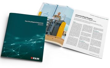 Im Nachhaltigkeitsbericht 2025 informiert R&M über die Fortschritte bei der Dekarbonisierung, der Kreislaufwirtschaft und in sozialen Belangen. Foto: R&M
