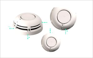 Der im März 2026 vorgestellte Brandmelder «Cerberus Nova». Foto: zvg