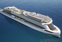 Die Konzeptstudie «Vision» der Meyer Werft wurde auf der Seatrade Cruise Global vorgestellt. Visualisierung: Meyer Werft