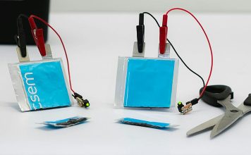 Schnitttest an Lithium-Metall-Batterien. Foto: CSEM