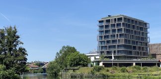 ETH Zürich eröffnet Campus in Deutschland Aktuell ist die ETH Zürich im HIP-Turm auf dem Bildungscampus Heilbronn einquartiert. Foto: ETH Zürich Campus Heil-bronn