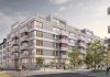 Den Bestand in die Zukunft führen An der Zypressenstrasse in Zürich baut Implenia ein Bürohaus in ein Wohnhaus mit 53 modernen Wohnungen um Visualisierung: Spillmann Echsle